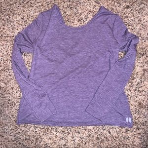 VS Purple Top crisscrossed in the back. Size S/P